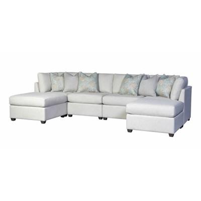 Mayo Furniture 1920F 6 pc Sectional - Namaste Flax