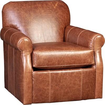 Mayo Furniture 1313L42 Swivel Chair - Vacchetta Walnut