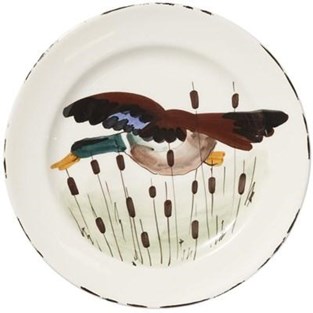 Vietri Wildlife Mallard Dinner Plate (Plates - Dinner)