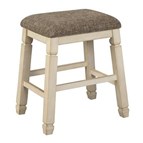 Signature Design by Ashley Bolanburg D647-024 Upholstered Stool