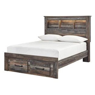 Signature Design by Ashley Drystan B211B21 Full Bookcase Bed with 2 Storage Drawers (Kids Beds - Bed)