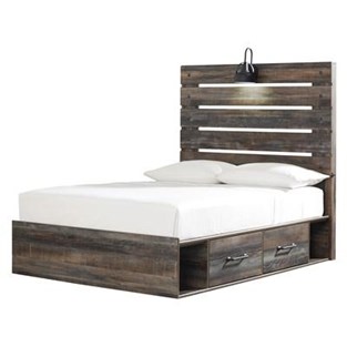 Signature Design by Ashley Drystan B211B9 Full Panel Bed with 2 Storage Drawers (Kids Beds - Bed)