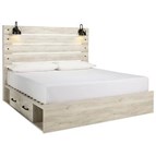Signature Design by Ashley Cambeck B192B27 King Panel Bed with 4 Storage Drawers