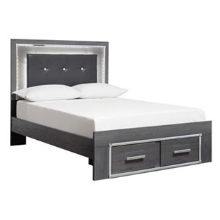 Signature Design by Ashley Lodanna B214B5 Full Panel Bed with 2 Storage Drawers (Kids Beds - Bed)