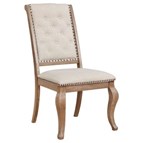 Coaster Furniture Brockway 110292 Upholstered Dining Chair - Barley Brown