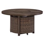Signature Design by Ashley Paradise Trail P750-776 Round Fire Pit Table