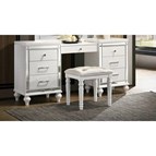 New Classic Furniture Valentino BA9698W Vanity Table - White