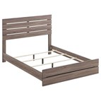 Coaster Furniture Brantford 207041KE Wood Eastern King Panel Bed - Barrel Oak