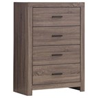 Coaster Furniture Brantford 207045 4-Drawer Bedroom Chest - Barrel Oak