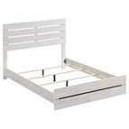 Coaster Furniture Brantford 207051Q Wood Queen Panel Bed - Coastal White