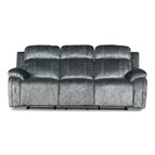 New Classic Furniture Tango U396-30P1-SHW Power Dual Recliner Sofa - Shadow