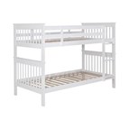 Coaster Furniture Chapman 460244N Wood Twin Over Twin Bunk Bed - White