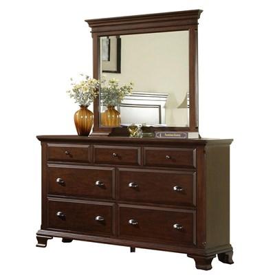 Elements International Canton Cherry CN600DRMR Dresser
