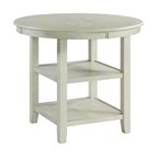 Elements International Amherst DAH750CT Counter Height Dining Table - Bisque