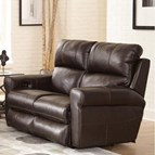 Catnapper Torretta 64572 Power Lay Flat Reclining Loveseat - Chocolate