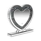 Coaster Furniture Euston 961528 Heart Shaped Vanity Mirror - Silver