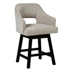 Signature Design by Ashley Tallenger D380-724 Upholstered Swivel Barstool