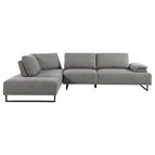 Coaster Furniture Arden 508888 Upholstered Sectional Sofa with Adjustable Back - Taupe