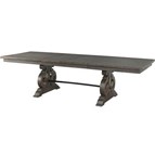 Elements International Stone DST100DTB Dining Table