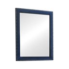 Coaster Furniture Melody 223374 Upholstered Dresser Mirror - Pacific Blue