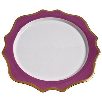 Anna Weatherley Anna's Palette Orchid Purple Charger Plate (Charger / Service - Charger Plates)