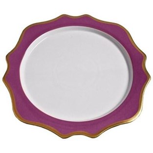 Anna Weatherley Anna's Palette Orchid Purple Charger Plate (Charger / Service - Charger Plates)