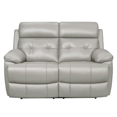 Homelegance Lambent 9529SVE-2 Double Reclining Love Seat - Silver Grey