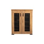 Coaster Furniture Bristol 951107 6-shelf Engineered Wood Shoe Cabinet - Golden Oak