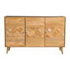 Coaster Furniture Alyssum 953460 3-door Mango Wood Accent Cabinet - Natural