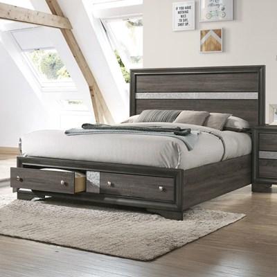 Acme Furniture Naima 25967EK EK Bed with Storage