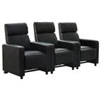 Coaster Furniture Toohey 600181-S3B 3 pc Home Theater Seating