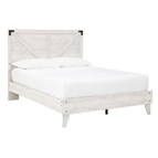 Signature Design by Ashley Shawburn EB4121B1 Queen Crossbuck Panel Platform Bed