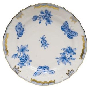 Herend Fortuna Bread & Butter Plate - Blue (Plates - Bread and Butter)