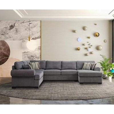 Nova Wholesale Furniture Millwood Millwood-RAF RAF Sectional - Pewter