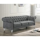 New Classic Furniture Emma Crystal UKD13 Sofa - Gray