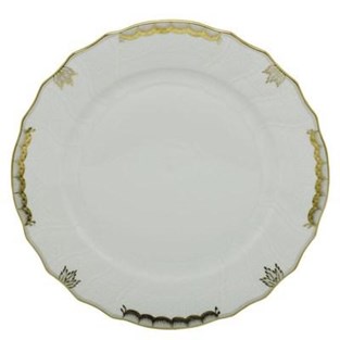 Herend Princess Victoria Dinner Plate - Grey (Plates - Dinner)