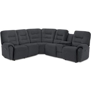 Best Home Furnishings Unity M730R4L Power Reclining Sectional - Charcoal (Sectionals - Power Recline)