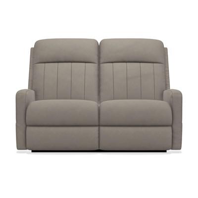 La-Z-Boy Finley Power Wall Reclining Loveseat w/ Head Rest & Lumbar - Pewter