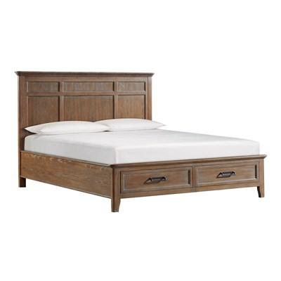 Intercon Furniture Alta AL-BR-5350KS-HVT-C King Storage Bed - Harvest
