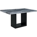Elements International Valentino CVL400CTTB Counter Height Dining Table - Grey Marble