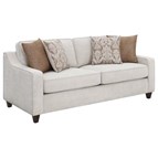 Coaster Furniture Christine 552061 Upholstered Sloped Arm Sofa - Beige