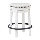 Signature Design by Ashley Valebeck D546-324 Upholstered Swivel Stool