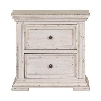 Liberty Furniture Industries Inc. Big Valley 361W-BR62 Bedside Chest w/ Charging Station