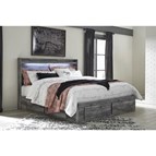 Signature Design by Ashley Baystorm B221B15 King Panel Bed with 4 Storage Drawers
