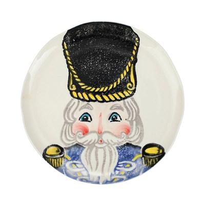 Vietri Nutcrackers Blue Dinner Plate (Plates - Dinner)
