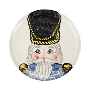 Vietri Nutcrackers Blue Dinner Plate (Plates - Dinner)