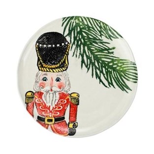 Vietri Nutcrackers Red Salad Plate (Plates - Salad)