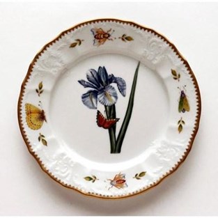 Anna Weatherley Redoute Blue Iris Salad Plate (Plates - Salad)