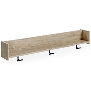 Signature Design by Ashley Oliah EA2270-151 Wall Mounted Coat Rack with Shelf (Coat Racks - Wall Mounted)