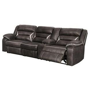 Signature Design by Ashley Kincord 13104S1 2 pc Power Reclining Sectional Sofa (Sectionals - Power Recline)